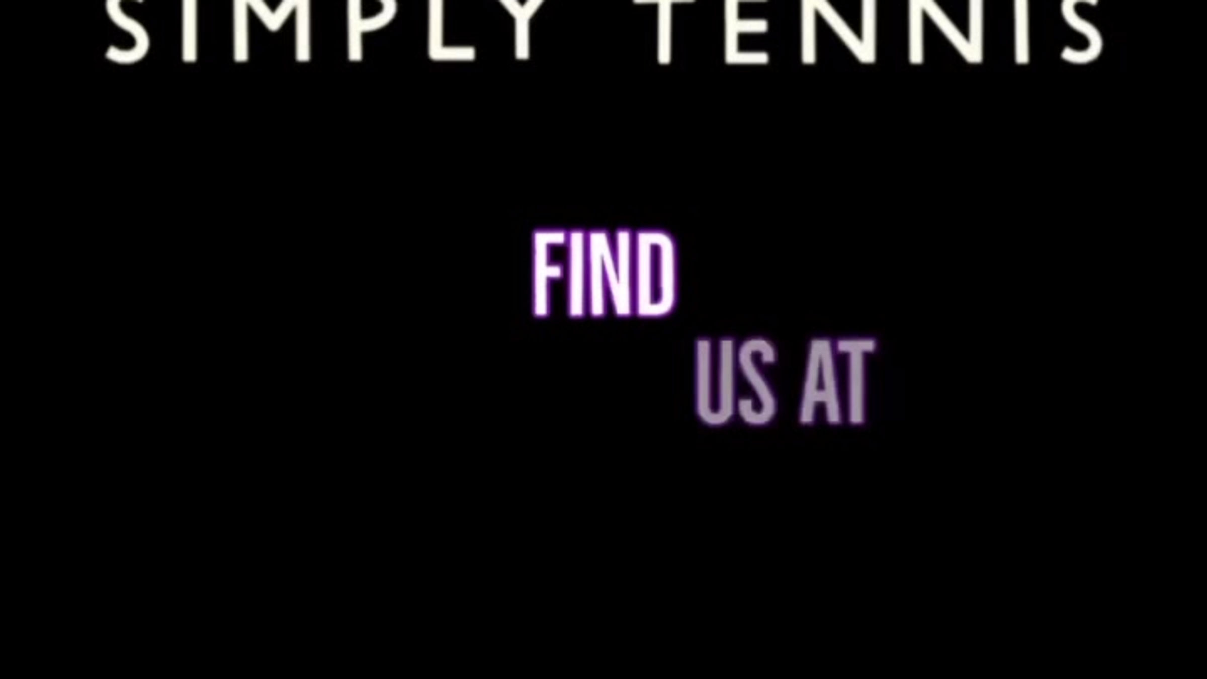 Welcome to Simply Tennis